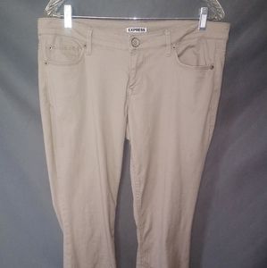 Express khaki cotton pants size 12